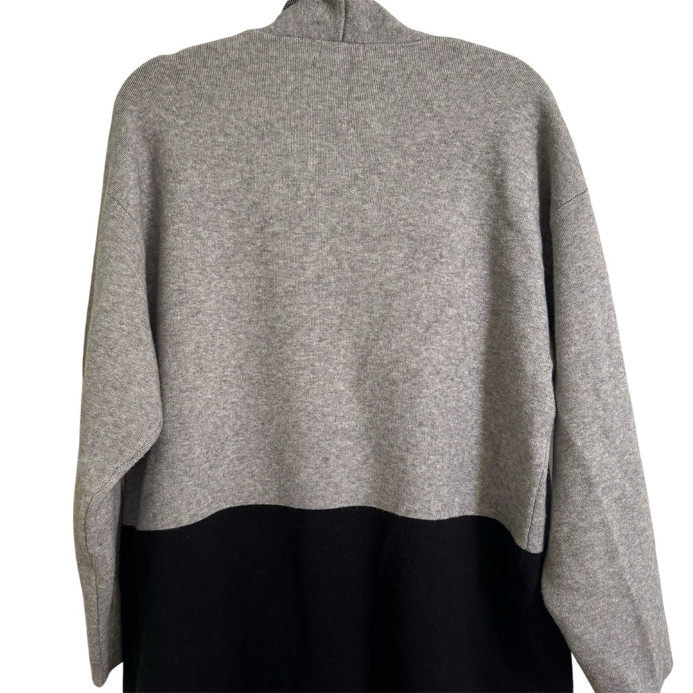 Autumn Sky Gray & Black Tailored Cardigan XL - Picture 5 of 8